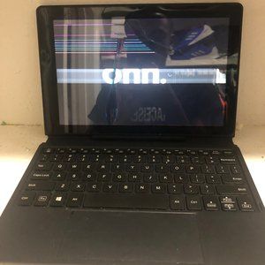 a 2 in 1 laptop that come with keyboard (cracked screen)